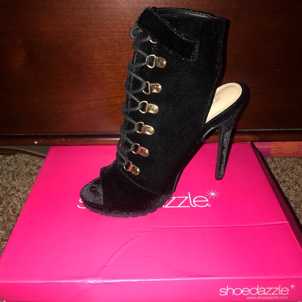 Black Suede Booties